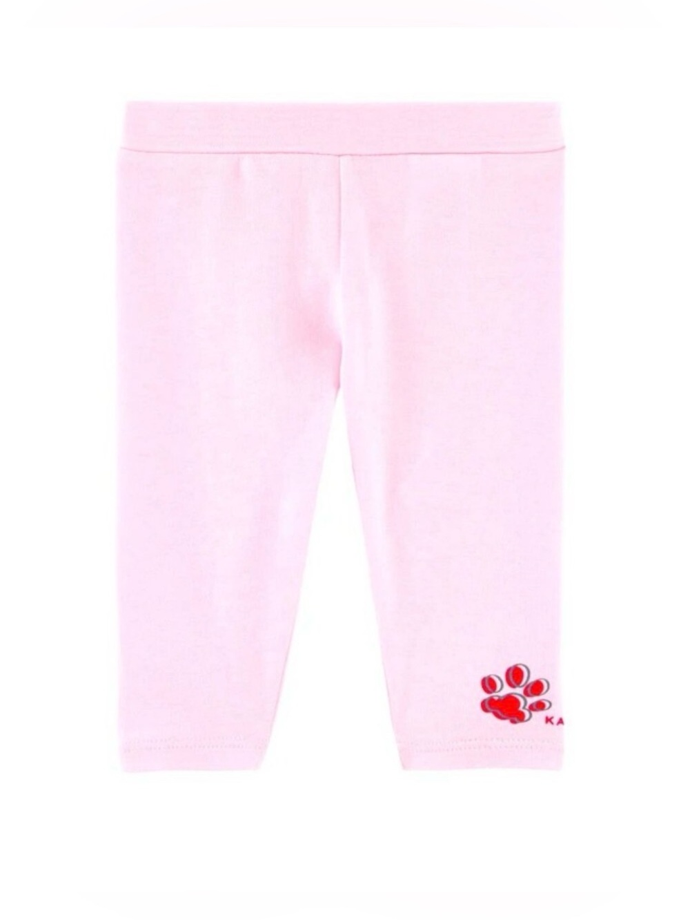 NWT KARL LAGERFELD KIDS Pink Baby Leggings w Choupette the Cat Signature SZ 1 MO
